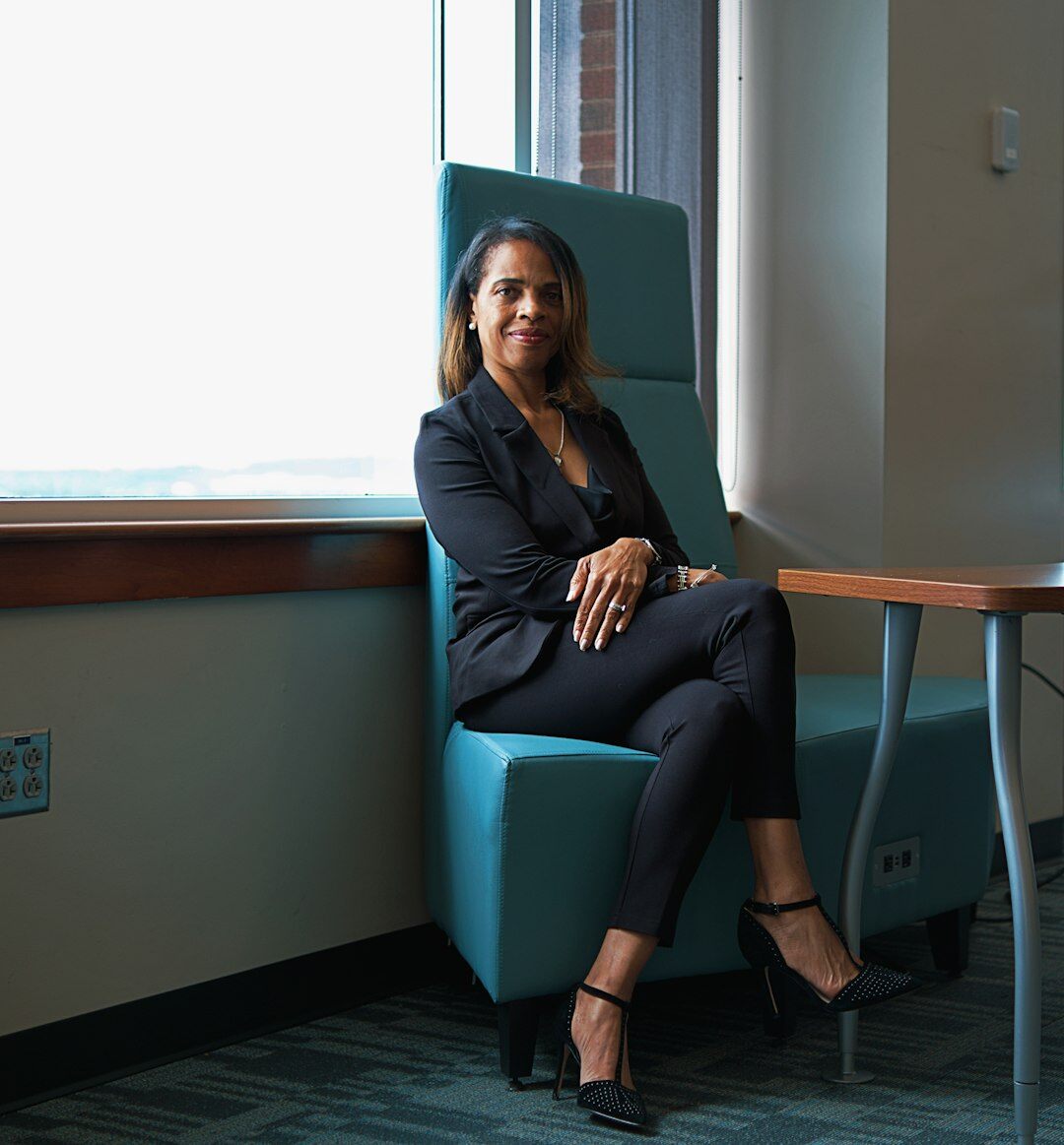 Portrait of a professional woman economist