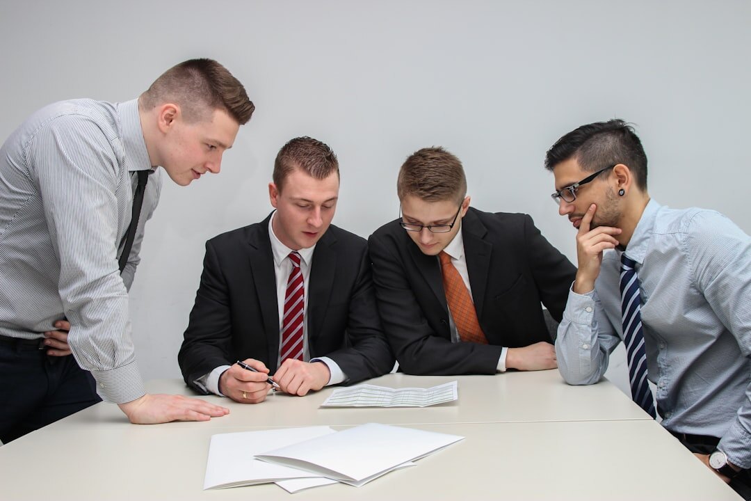 group of executives in discussion